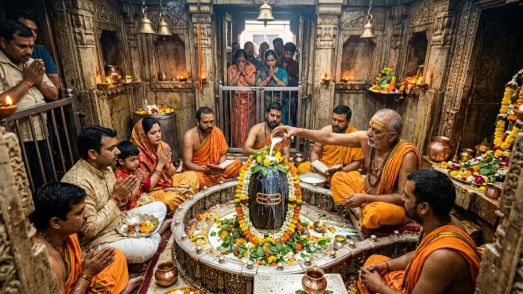 Rudrabhishek in Kashi Vishwanath